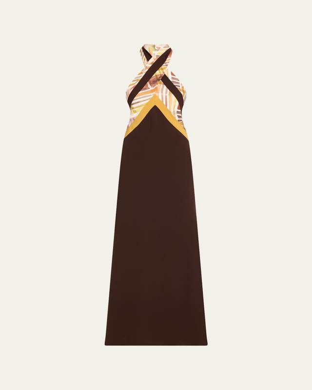 Twisted Halter Dress